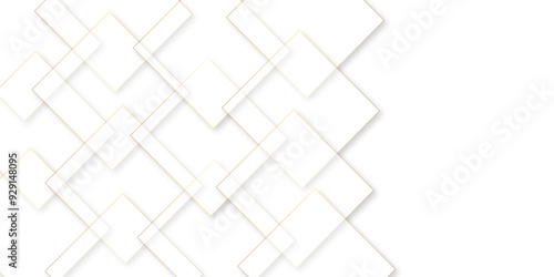 Golden tiles floor tiles vector design abstract 3d layres box