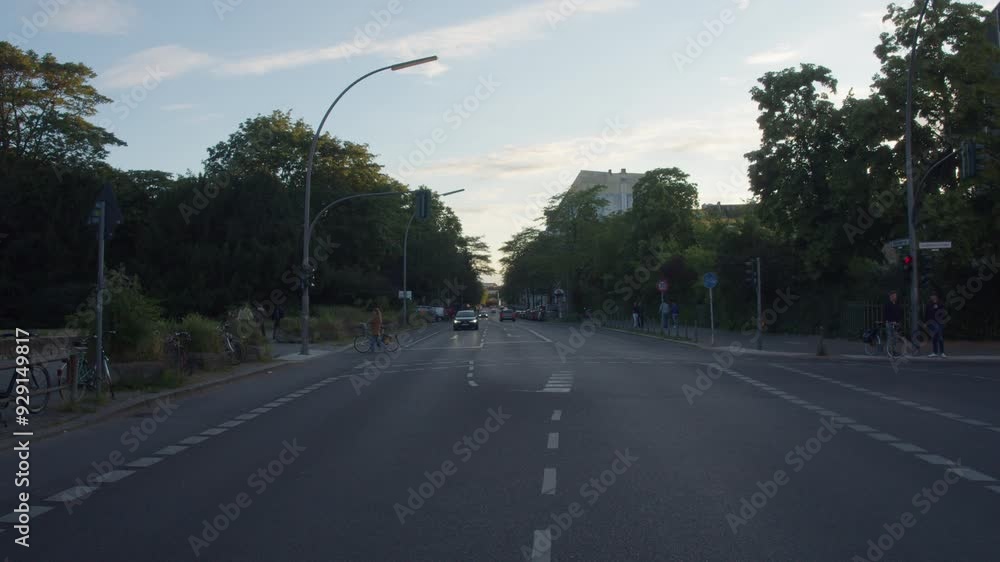 Berlin buildings in summer sunset Berlin buildings in summer sunset