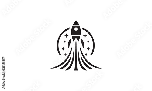  aviation logo, plane logo, aerospace logo,  a plane take off, rocket takeoff vector silhouette, plane vector silhouette, rocket vector logo 