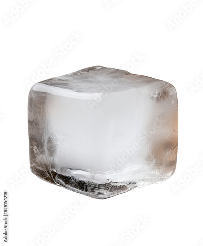 chunk of ice  isolated on transparent background photo