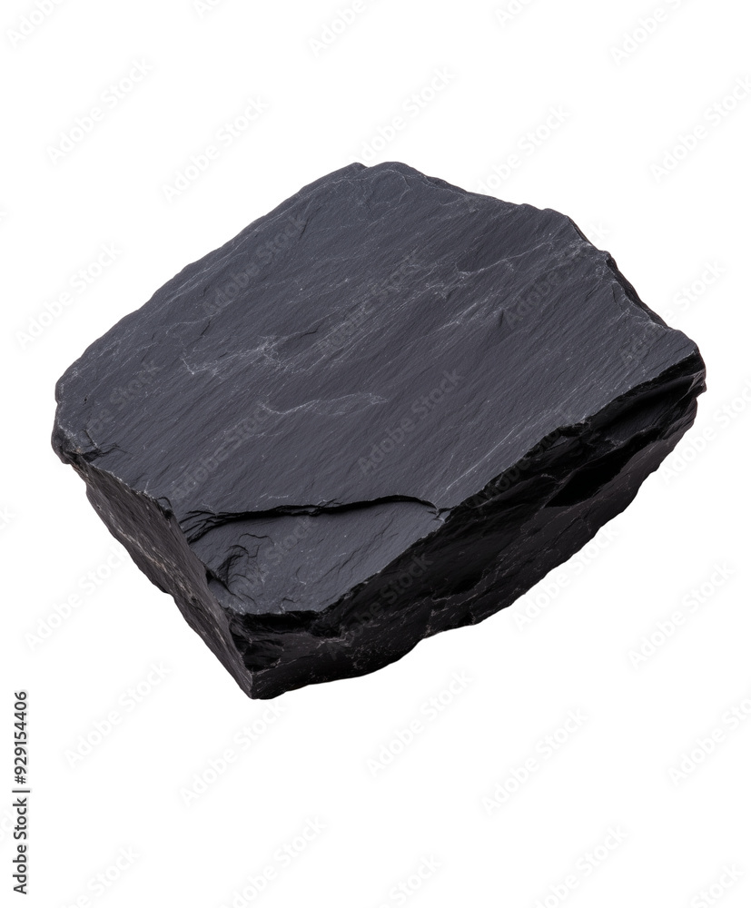 piece of black slate tile isolated on transparent background piece of black slate tile isolated on transparent background