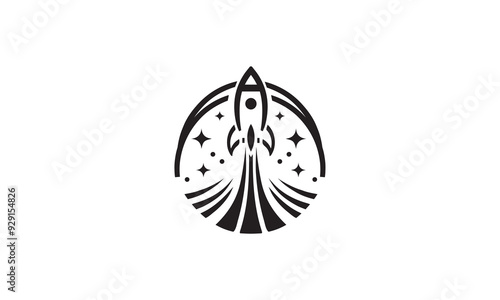  aviation logo, plane logo, aerospace logo,  a plane take off, rocket takeoff vector silhouette, plane vector silhouette, rocket vector logo 