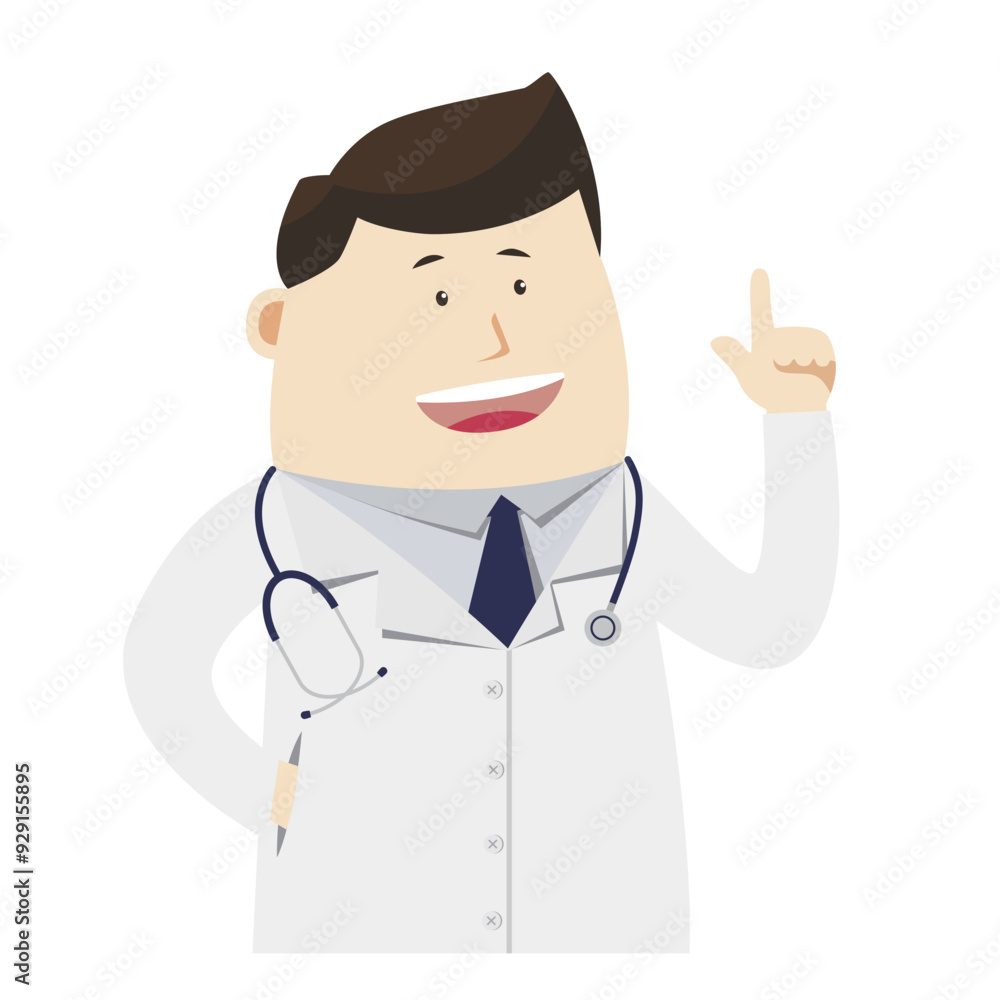 Cartoon images of doctor in various poses. transparency background Cartoon images of doctor in various poses. transparency background