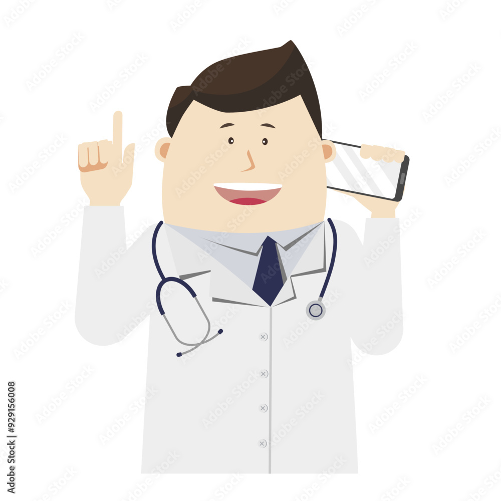 Cartoon images of doctor in various poses. transparency background Cartoon images of doctor in various poses. transparency background