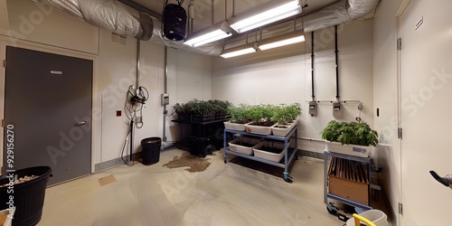 cannabis grow room photo