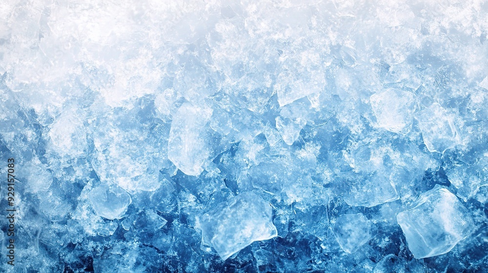 Frozen Texture: A close-up shot of icy blue and white textured ice crystals creating a captivating background. Frozen Texture: A close-up shot of icy blue and white textured ice crystals creating a captivating background.