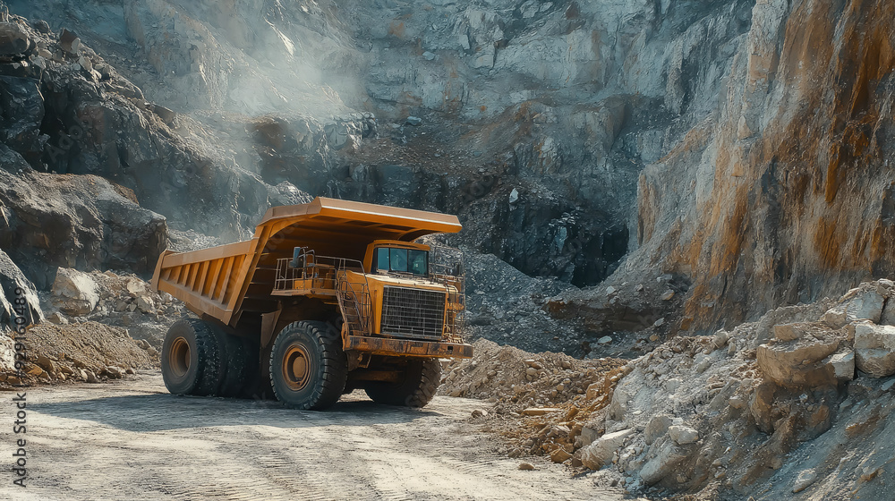 large mining truck working in a mine, quarry, pit, minerals, coal, rocks, transport, transport, huge yellow car, equipment, ore, soil, crushed stone, industry, gypsum, clay, granite, graphite, wheels large mining truck working in a mine, quarry, pit, minerals, coal, rocks, transport, transport, huge yellow car, equipment, ore, soil, crushed stone, industry, gypsum, clay, granite, graphite, wheels