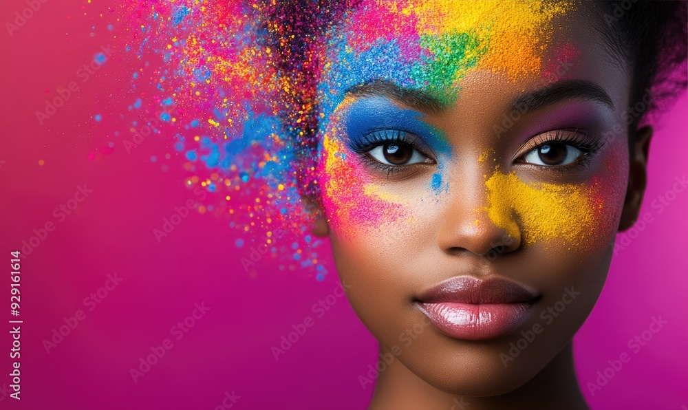 Stunning Model in Vivid Colors: High-Impact Fashion Photography Stunning Model in Vivid Colors: High-Impact Fashion Photography