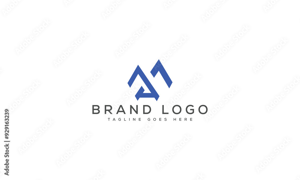 letter MA logo design vector template design for brand. letter MA logo design vector template design for brand.