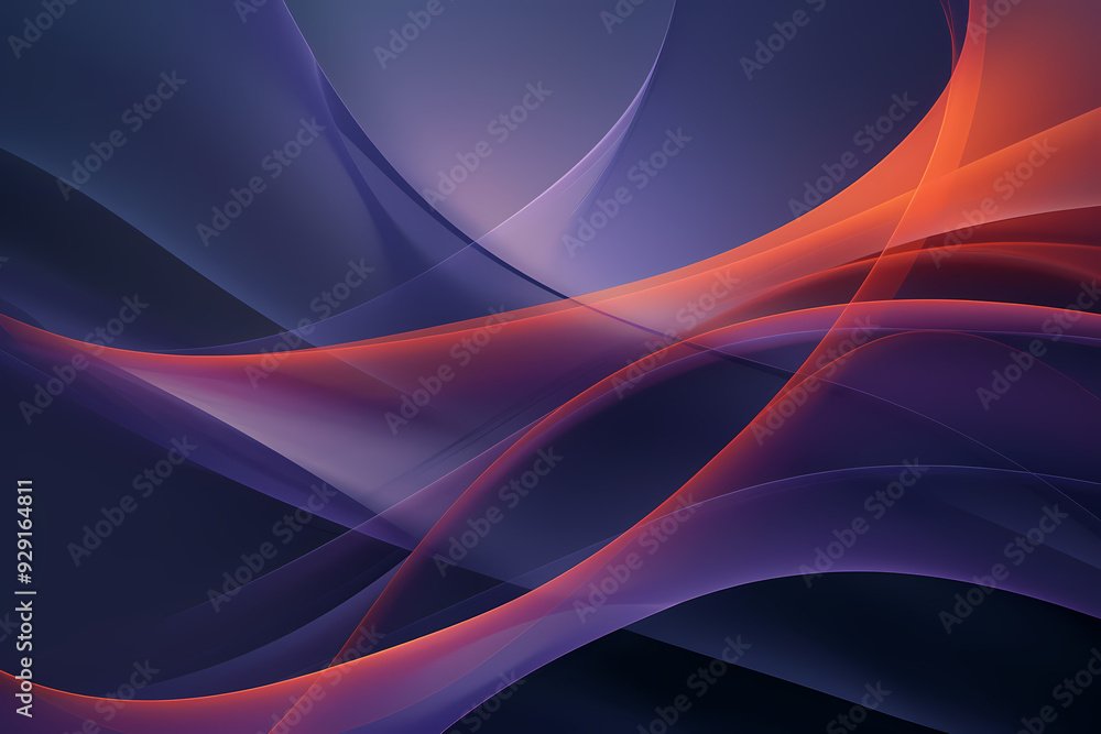 Fototapeta premium abstract dynamic shape purple background