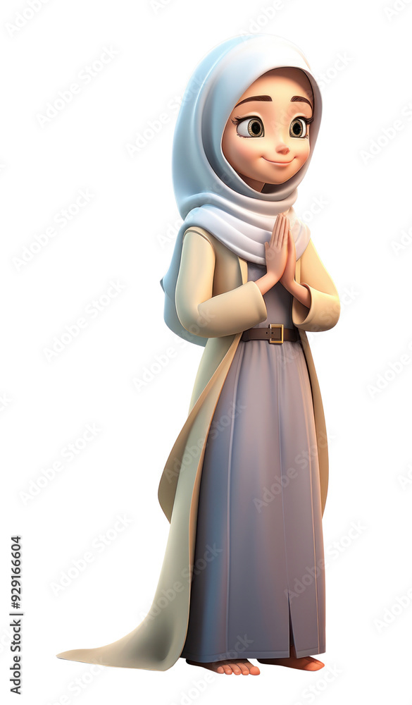 Naklejka premium PNG Figurine cartoon female adult.