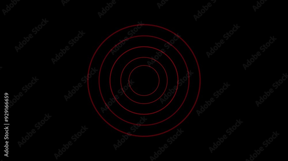 Radio waves background animation and Expanding arc waves motion graphics on of black background Radio waves background animation and Expanding arc waves motion graphics on of black background