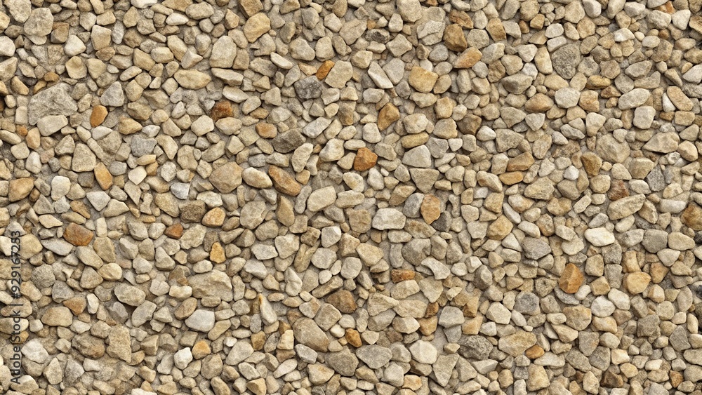 Texture of rough, weathered gravel in a seamless pattern, suitable for backgrounds, textures, or design elements, with neutral beige and gray tones. Texture of rough, weathered gravel in a seamless pattern, suitable for backgrounds, textures, or design elements, with neutral beige and gray tones.