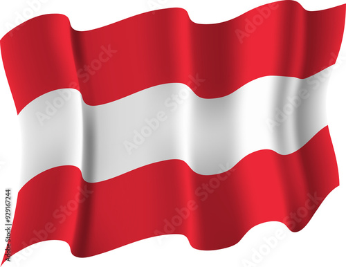 Austria Realistic 3D Waving Flag Free Download Austria Realistic 3D Waving Flag - GFXLoad