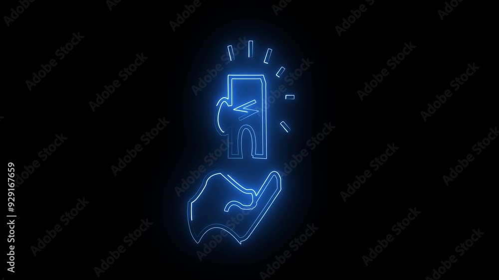 Education is explained by neon line hand signal by lighting people future. Unity is power Education is explained by neon line hand signal by lighting people future. Unity is power