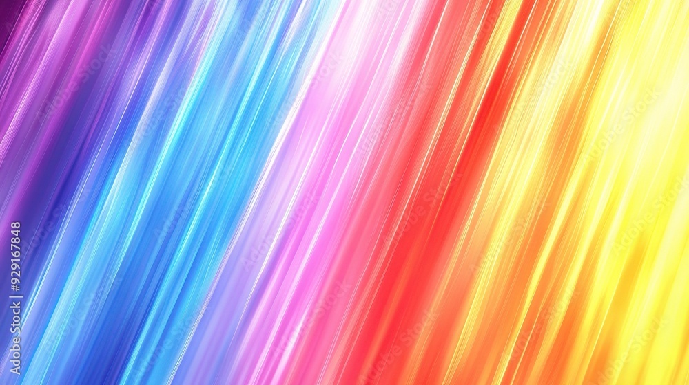 Abstract Rainbow Stripes: A captivating abstract background featuring vibrant, diagonal stripes in a rainbow spectrum, radiating energy and optimism. Abstract Rainbow Stripes: A captivating abstract background featuring vibrant, diagonal stripes in a rainbow spectrum, radiating energy and optimism.