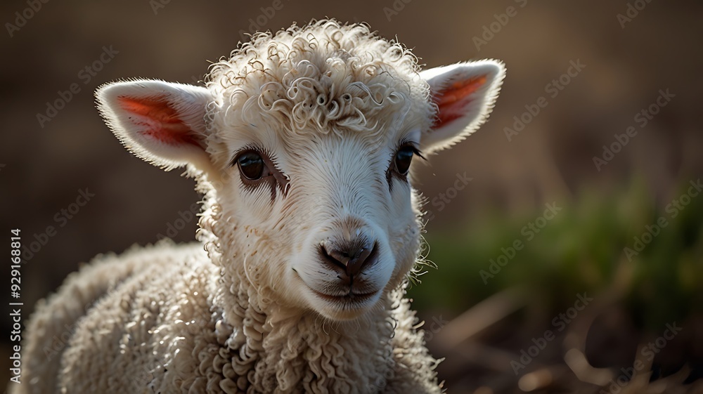 Obraz premium sheep on a farm