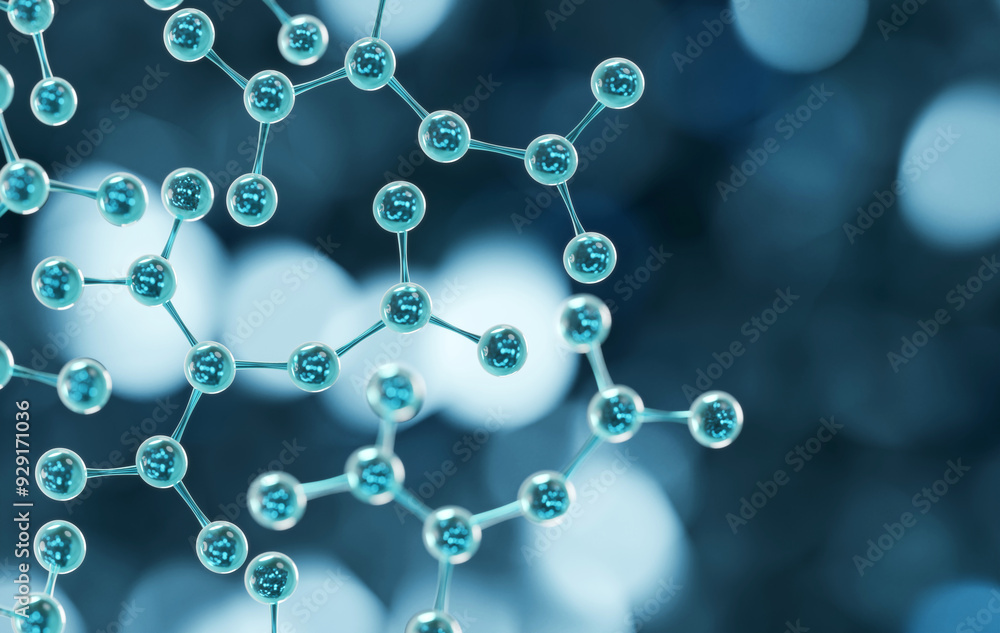 Molecular structure chemical science formula soft focus abstract background 3d rendering Molecular structure chemical science formula soft focus abstract background 3d rendering