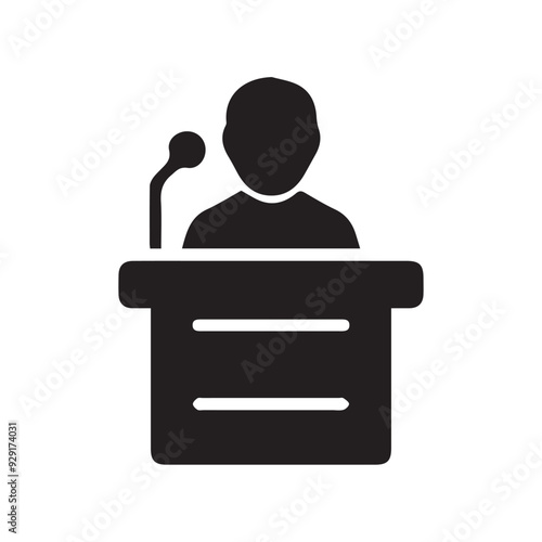 Presentation Man Vector