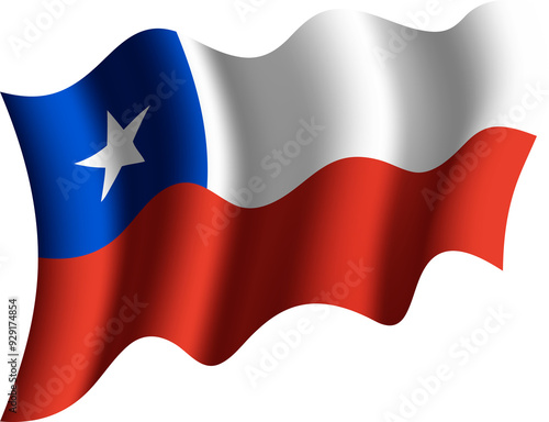 Free Download Chile Realistic 3D Waving Flag - GFXLoad