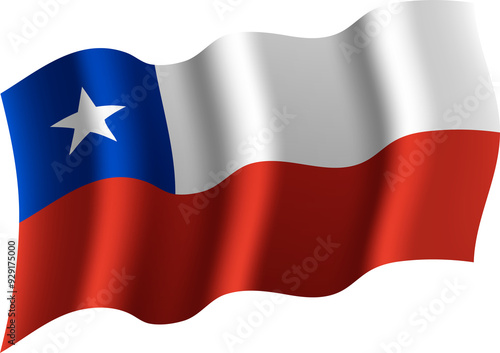 Free Download Chile Realistic 3D Waving Flag - GFXLoad