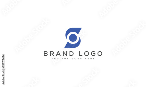 letter SO logo design vector template design for brand.