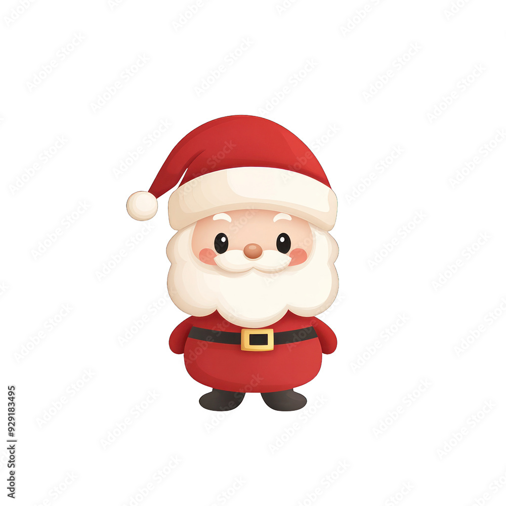 Cute cartoon Santa Claus character ready for the holiday season, perfect for Christmas-themed designs and festive graphics. transparent background Cute cartoon Santa Claus character ready for the holiday season, perfect for Christmas-themed designs and festive graphics. transparent background