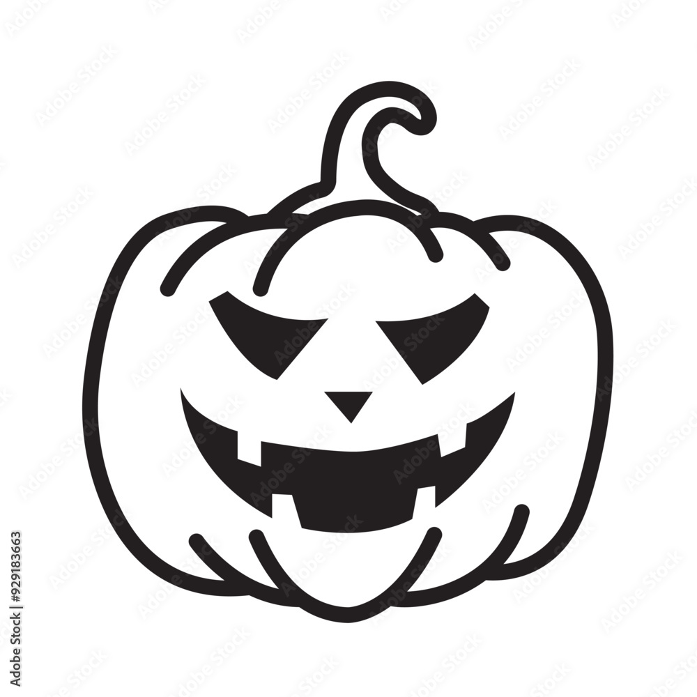 halloween pumpkin icon design vector template halloween pumpkin icon design vector template