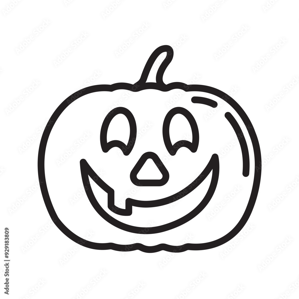halloween pumpkin icon design vector template halloween pumpkin icon design vector template