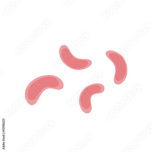 Viruses, germs and bacteria, microorganism types. Illness or disease microscopic cells and infection, microbes and antibodies.