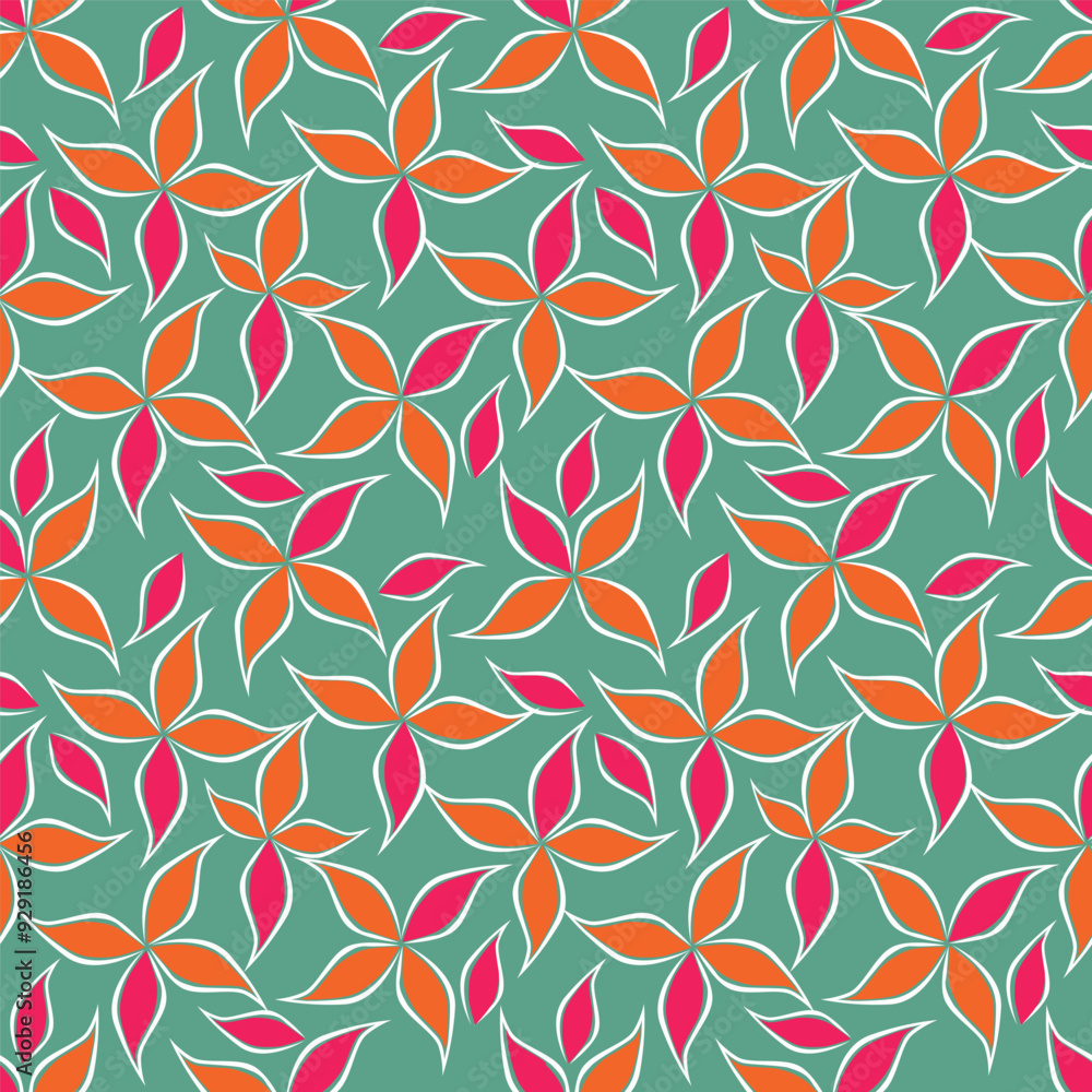 Textile and digital seamless floral vector design Textile and digital seamless floral vector design
