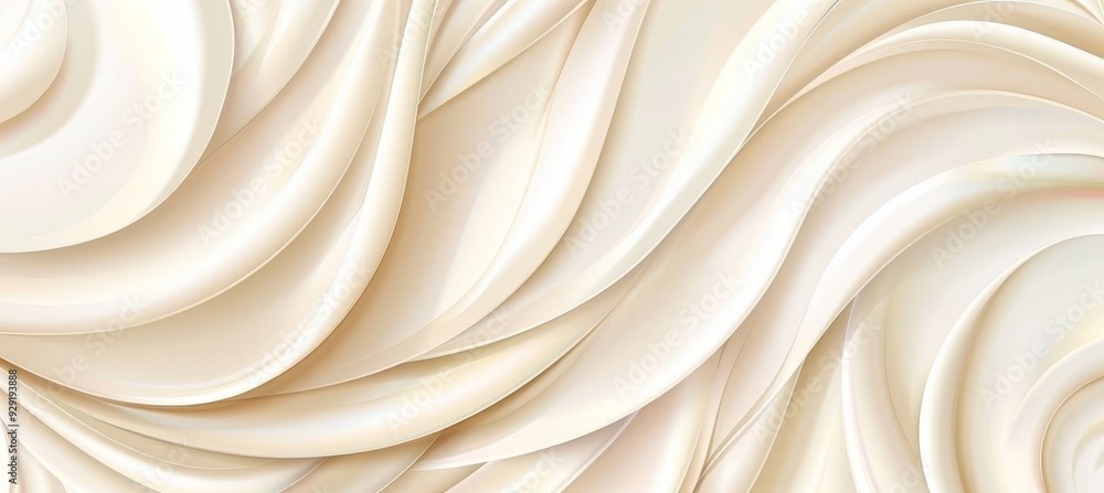 Abstract Creamy White Satin Fabric Background, Soft Waves, Smooth Drapes, Luxury Aesthetic Abstract Creamy White Satin Fabric Background, Soft Waves, Smooth Drapes, Luxury Aesthetic