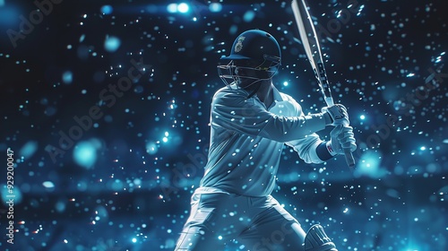 Elegant cricket shots capturing precision and skill in close up images with copy space