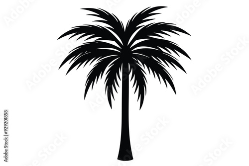 Modern Vector Palm Tree Design - Stylish and Minimalist Illustration