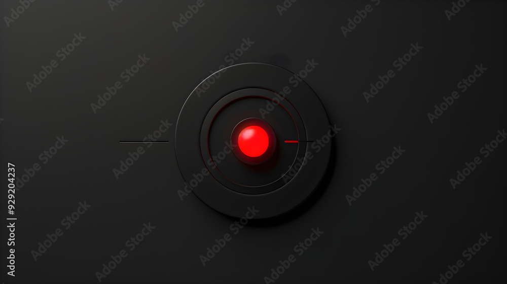 Minimalist Red Dot Recording Icon on Dark Background - Symbolizing Modern Audio and Video Capture Technology Minimalist Red Dot Recording Icon on Dark Background - Symbolizing Modern Audio and Video Capture Technology