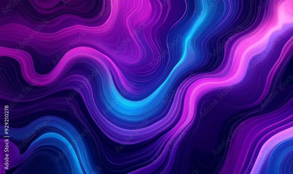 Abstract Wavy Pattern with blue purple color Abstract Wavy Pattern with blue purple color