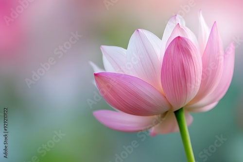 Macro Shot of a Vibrant Flower Bloom with a Gently Blurred Natural Background Showcasing the Delicate Beauty and Texture of the Floral Plant