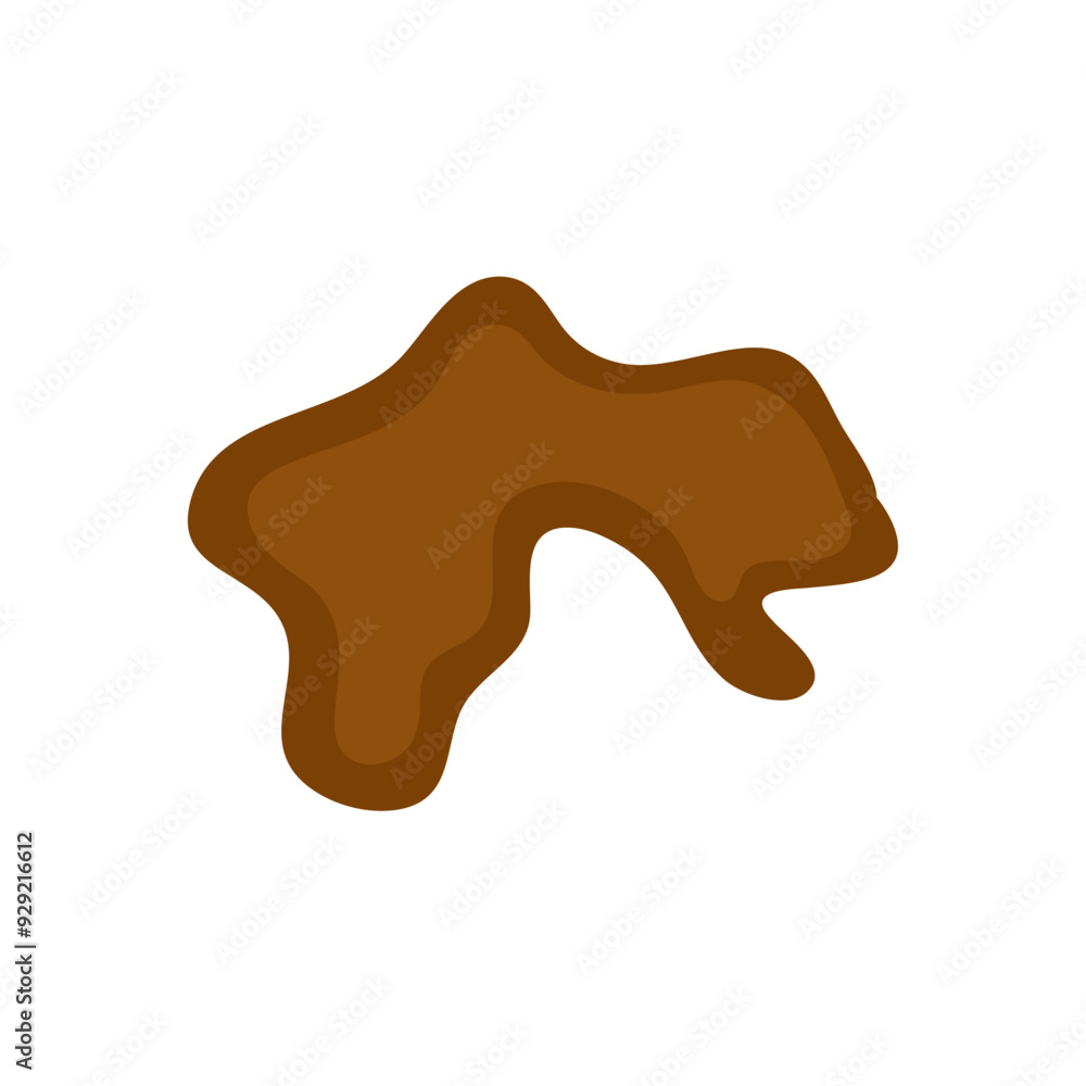 Puddle mud vector cartoon Puddle mud vector cartoon