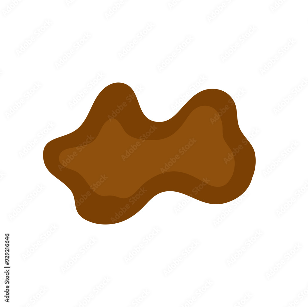 Puddle mud vector cartoon Puddle mud vector cartoon