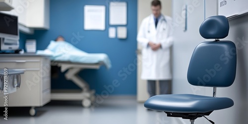 Doctor in Medical Examination Room