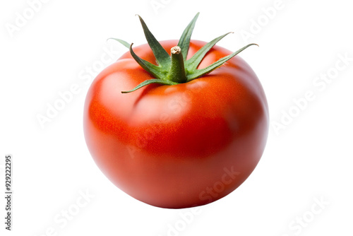 Wallpaper Mural Red Ripe Tomato Isolated on White Background Torontodigital.ca