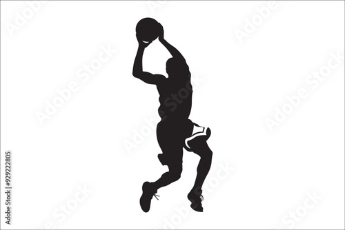 Basketball Art Sports Silhouette, Basketball Lover, Basketball Player, Hoop Dreams, Slam Dunk, Basketball Fan, Streetball, Ball is Life, Sportswear, Basketball Apparel, Athlete Gift, Basketball Team,