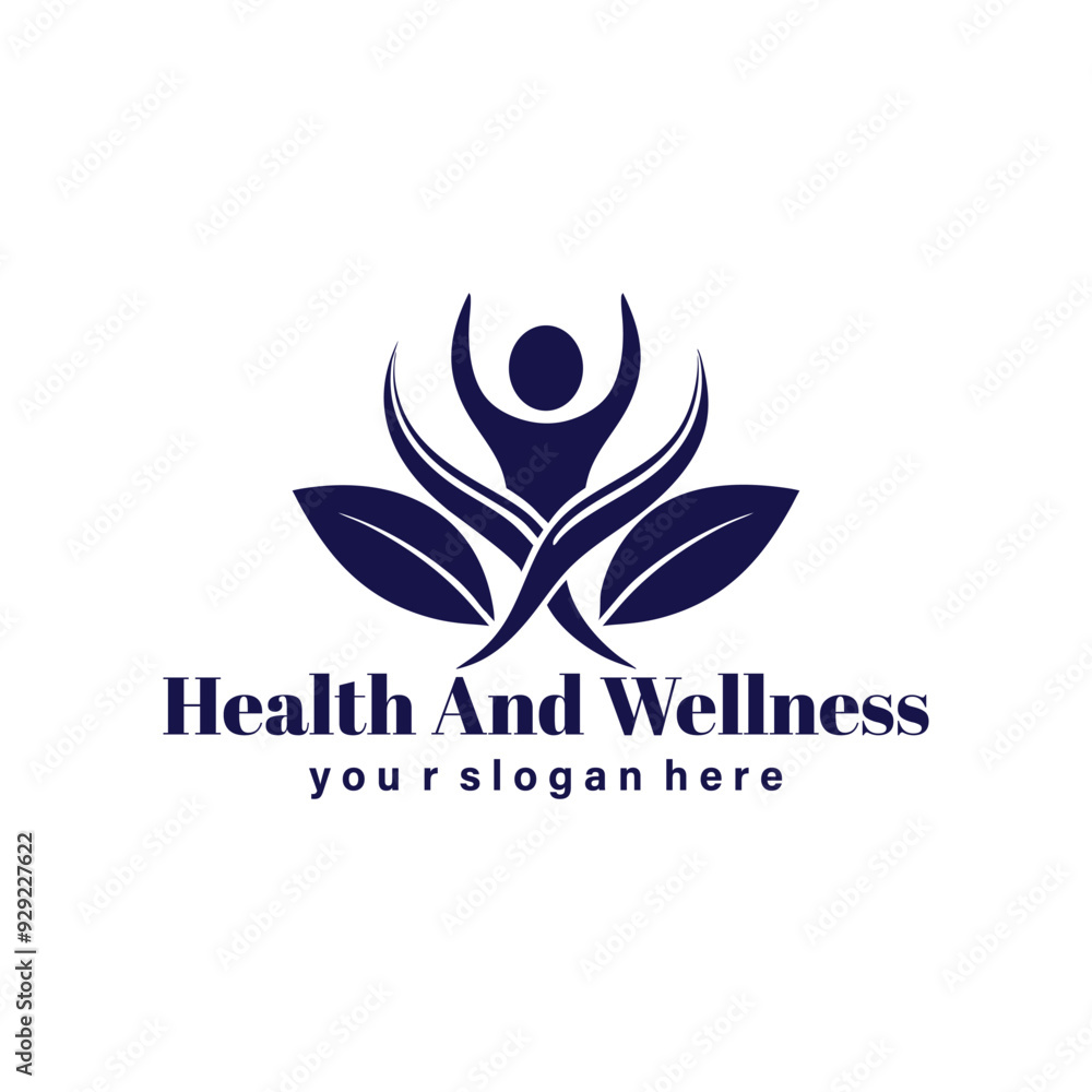 Obraz premium creative health, wellness, clinic, medical, dental, mental , yoga, custom fitness logo vector eps for your brand 