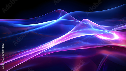 neon light vibe wallpaper background, cyber technology style