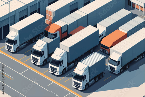 Cargo trucking transportation