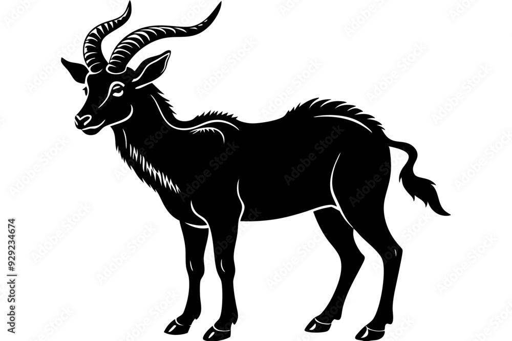 silhouette of a markhor vector, markhor flat icon
silhouette of a markhor vector, markhor flat icon