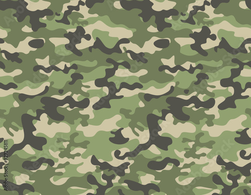 
camouflage green pattern vector military background, fashionable print for textiles