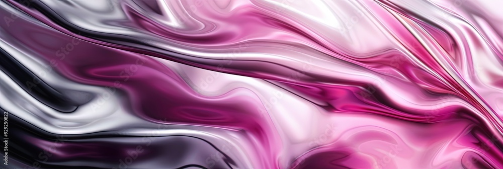 Obraz premium blurred background gradient black, silver and neon pink,