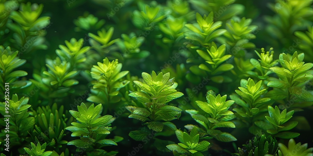 aquarium plant Rotala 'Pearl' in natural grown condition in aquarium aquarium plant Rotala 'Pearl' in natural grown condition in aquarium