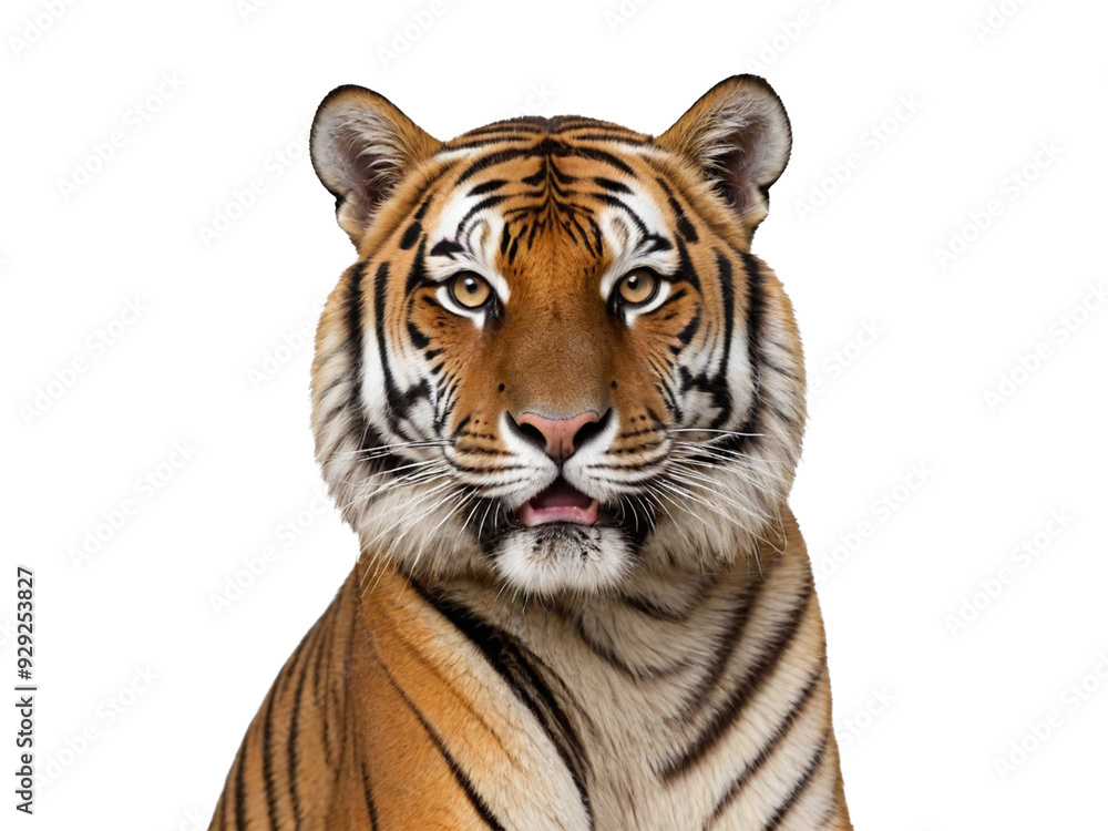 Obraz premium Tiger isolated on a Transparent Background
